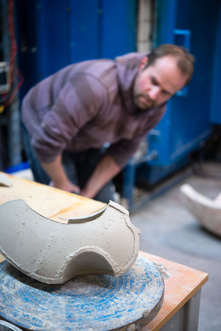 James Oughtibridge in his studio 2016